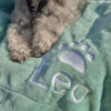 Picture of Custom Embroidered Sherpa Fleece Blanket for Pet - Personalized Pet Blanket with Name