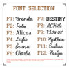 Picture of Custom Baby Name Blanket - Embroidered Letter Blanket - Custom Embroidered Baby Blanket