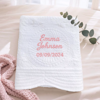 Picture of Custom Baby Name Blanket - Embroidered Letter Blanket - Custom Embroidered Baby Blanket