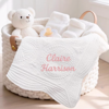 Picture of Custom Baby Name Blanket - Embroidered Letter Blanket - Custom Embroidered Baby Blanket
