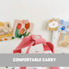 Picture of Custom Embroidered Name Backpack - Custom Strawberry Print Canvas Backpack - Personalized Name Backpack