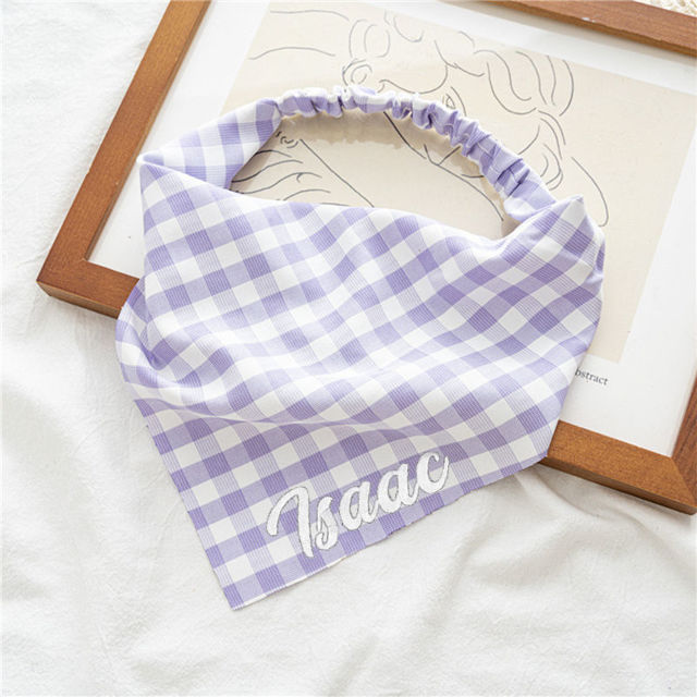Picture of Custom Embroidered Pet Elastic Band Bandana - Personalized Bib for Weight Under 15kg Dog and Cat