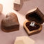 Picture of Custom Ring Box - Heart-Shaped Personalized Ring Box - Custom Engraved Wooden Ring Box