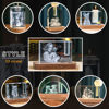 Picture of Personalized 3D Crystal Photo Rectangle – Custom Dog or Cat Memorial Gift – Engraved Crystal Keepsake with Your Photo