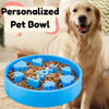 Picture of Custom Slow Feeder Pet Bowls - Personalized PLA 3D Printed Dog/Cat Bowl - Best Gift for Pet Person