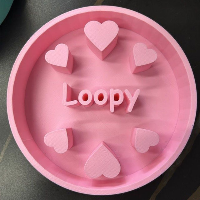 Picture of Custom Slow Feeder Pet Bowls - Personalized PLA 3D Printed Dog/Cat Bowl - Best Gift for Pet Person