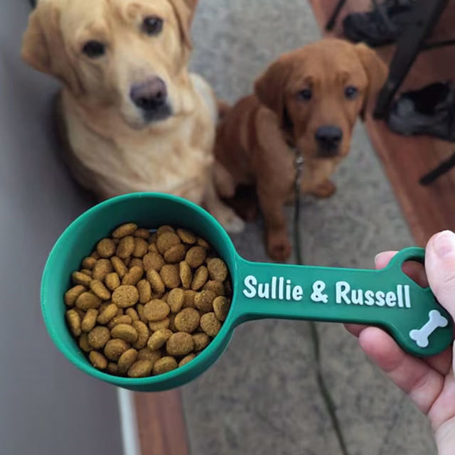 Picture of Custom Pet Food Scoop - Personalized PLA 3D Printed Dog/Cat Food Scoop with Name  - Best Gift for Pet Person
