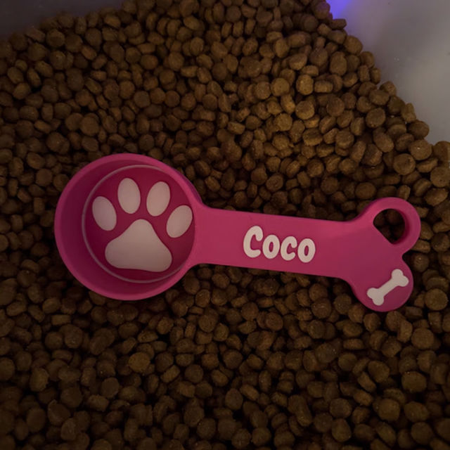 Picture of Custom Pet Food Scoop - Personalized PLA 3D Printed Dog/Cat Food Scoop with Name  - Best Gift for Pet Person