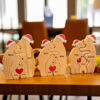 Picture of Personalized Wooden Christmas Bear Family Puzzle - Family Keepsake Home Decor Gift - Christmas Gift for Family