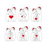 Picture of Personalized Wooden Christmas Bear Family Puzzle - Family Keepsake Home Decor Gift - Christmas Gift for Family