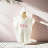 Picture of Personalized Kids Embroidered Hooded Bath Towel - Custom Waffle Beach Towel - Custom Waffle Cotton Bath Towel