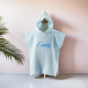 Picture of Personalized Kids Embroidered Hooded Bath Towel - Custom Waffle Beach Towel - Custom Waffle Cotton Bath Towel
