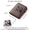 Picture of Custom Engraved Photo Men's Wallet - Personalized Name Wallet for Dads - Nice Birthday and Father's Day Gift