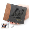 Picture of Custom Photo Wallets for Men - Personalized Name Wallet for Dads - Nice Father's Day Gift