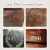 Picture of Custom Double Layer Leather Toiletry Bag - Personalized Groomsmen Gifts - Travel Bag For Men