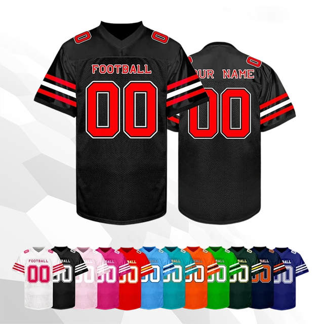 Picture of Custom Football Jerseys - Personalized Name, Number, and Logo Jerseys - Gifts for Fans