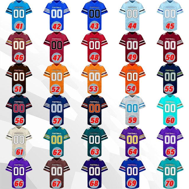 Picture of Custom Football Jerseys - Personalized Name, Number, and Logo Jerseys - Gifts for Fans