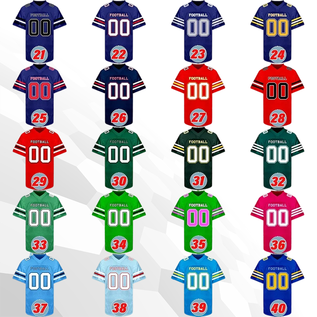 Picture of Custom Football Jerseys - Personalized Name, Number, and Logo Jerseys - Gifts for Fans