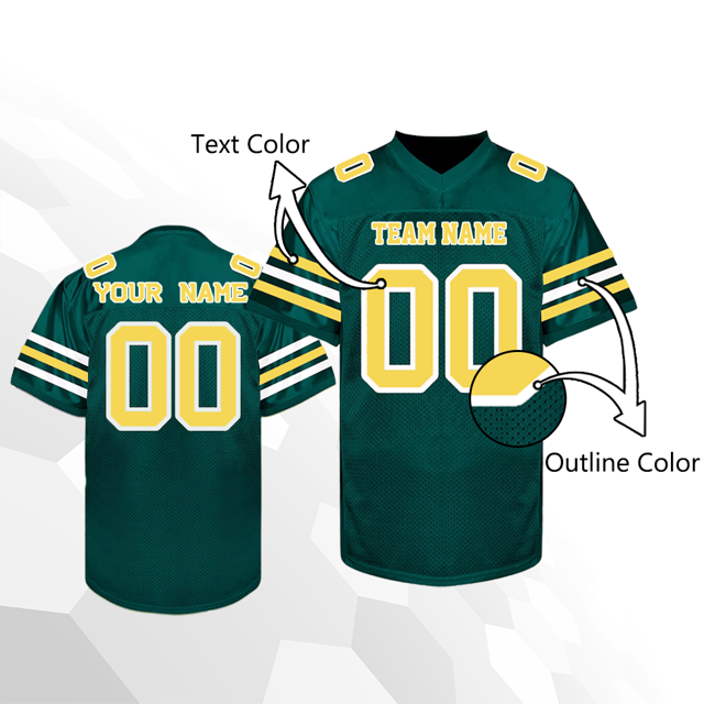 Picture of Custom Football Jerseys - Personalized Name, Number, and Logo Jerseys - Gifts for Fans