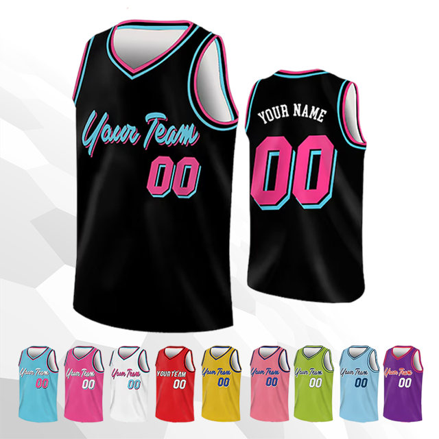 Picture of Custom Basketball Jerseys - Custom Team Name and Number - Basketball Jerseys for Basketball Enthusiasts