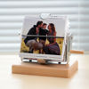 Picture of Custom Photo Flipbook - Personalised Flip Album with Wooden Base - Home Decor