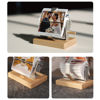 Picture of Custom Photo Flipbook - Personalised Flip Album with Wooden Base - Home Decor