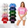 Picture of Custom Women's Baseball Jerseys - Custom Cheerleading Shorts - Custom Shorts with Name and Number Markings