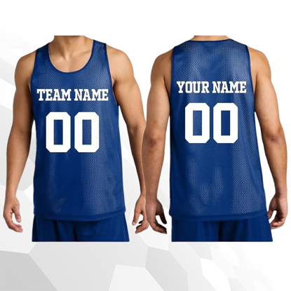 Picture of Custom Jersey Vests - Custom Basketball Jerseys - Custom Name and Number Jersey Vests