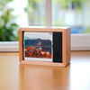 Picture of Custom Motorized Flip Book - Auto Page Turning - Rechargeable Personalised Flip Album with Wooden Frame - Home Decor