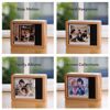 Picture of Custom Motorized Flip Book - Auto Page Turning - Rechargeable Personalised Flip Album with Wooden Frame - Home Decor