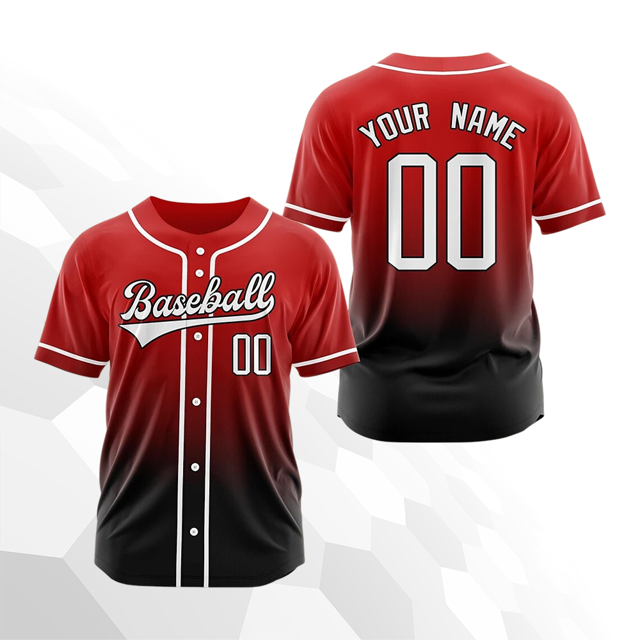 Picture of Custom Jerseys - Custom Baseball Jerseys - Custom Name and Number Personalized Baseball Jerseys