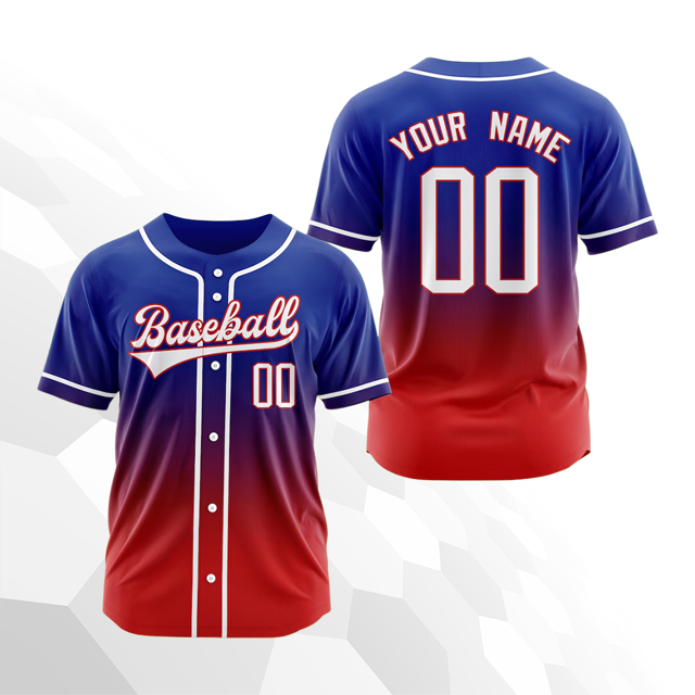 Picture of Custom Jerseys - Custom Baseball Jerseys - Custom Name and Number Personalized Baseball Jerseys