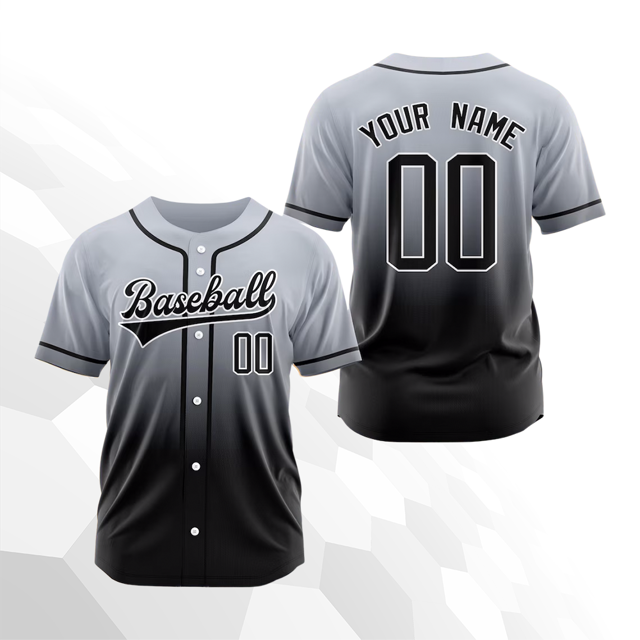 Picture of Custom Jerseys - Custom Baseball Jerseys - Custom Name and Number Personalized Baseball Jerseys