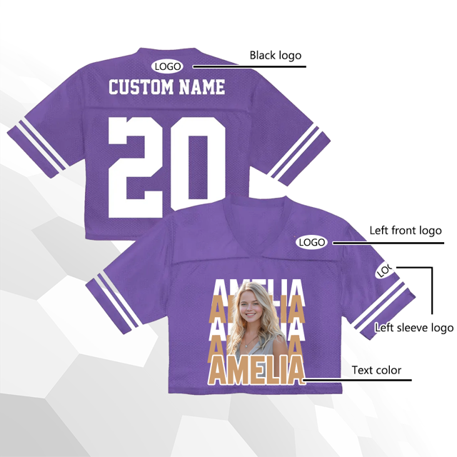 Picture of Custom Women's Jerseys - Personalized Short Jerseys - Custom Team Name and Number