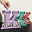 Picture of Personalized Wooden Letter Piggy Bank - Custom Name Coin Bank for Kids & Adults - Decorative Alphabet Money Box Gift