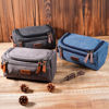 Picture of Custom Canvas Toiletry Bag for Men - Personalized Bags for Groomsmen - Travel Bag For Him