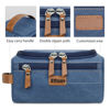 Picture of Custom Canvas Toiletry Bag for Men - Personalized Bags for Groomsmen - Travel Bag For Him