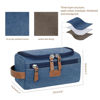 Picture of Custom Canvas Toiletry Bag for Men - Personalized Bags for Groomsmen - Travel Bag For Him