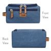 Picture of Custom Canvas Toiletry Bag for Men - Personalized Bags for Groomsmen - Travel Bag For Him