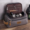 Picture of Custom Canvas Toiletry Bag for Men - Personalized Bags for Groomsmen - Travel Bag For Him
