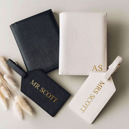 Picture of Custom Passport Holders Travel Accessories - Personalized Luggage Tags - Personalized Passport Holders