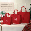 Picture of Custom Embroidered Christmas Gift Bag - Personalised Jute Tote bag
