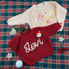 Picture of Personalized Embroidered Sweater for Baby & Toddler - Custom Name Embroidery Sweater - Knitted Xmas Sweater