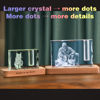 Picture of Personalized 3D Crystal Photo Patterned Edge Candle Holder– Engraved Crystal Keepsake with Your Photo
