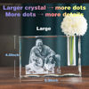 Picture of Personalized 3D Crystal Photo Patterned Edge Candle Holder– Engraved Crystal Keepsake with Your Photo
