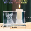 Picture of Personalized 3D Crystal Photo Landscape Large Candle Holder– Engraved Crystal Keepsake with Your Photo