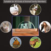 Picture of Personalized 3D Crystal Photo Sector-shaped Crystal Candle Holder– Engraved Crystal Keepsake with Your Photo