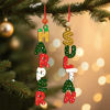 Picture of Custom Christmas Name Letter Ornament - Stocking Tag for Kids - Toddler Christmas Tag - Kids Ornament - Christmas Tags