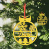 Picture of Personalized Dog Paw Ornament - Personalized Christmas Name Ornament - Custom Name Pet Ornament - Christmas Tree Ornament