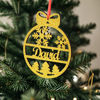 Picture of Personalized Dog Paw Ornament - Personalized Christmas Name Ornament - Custom Name Pet Ornament - Christmas Tree Ornament